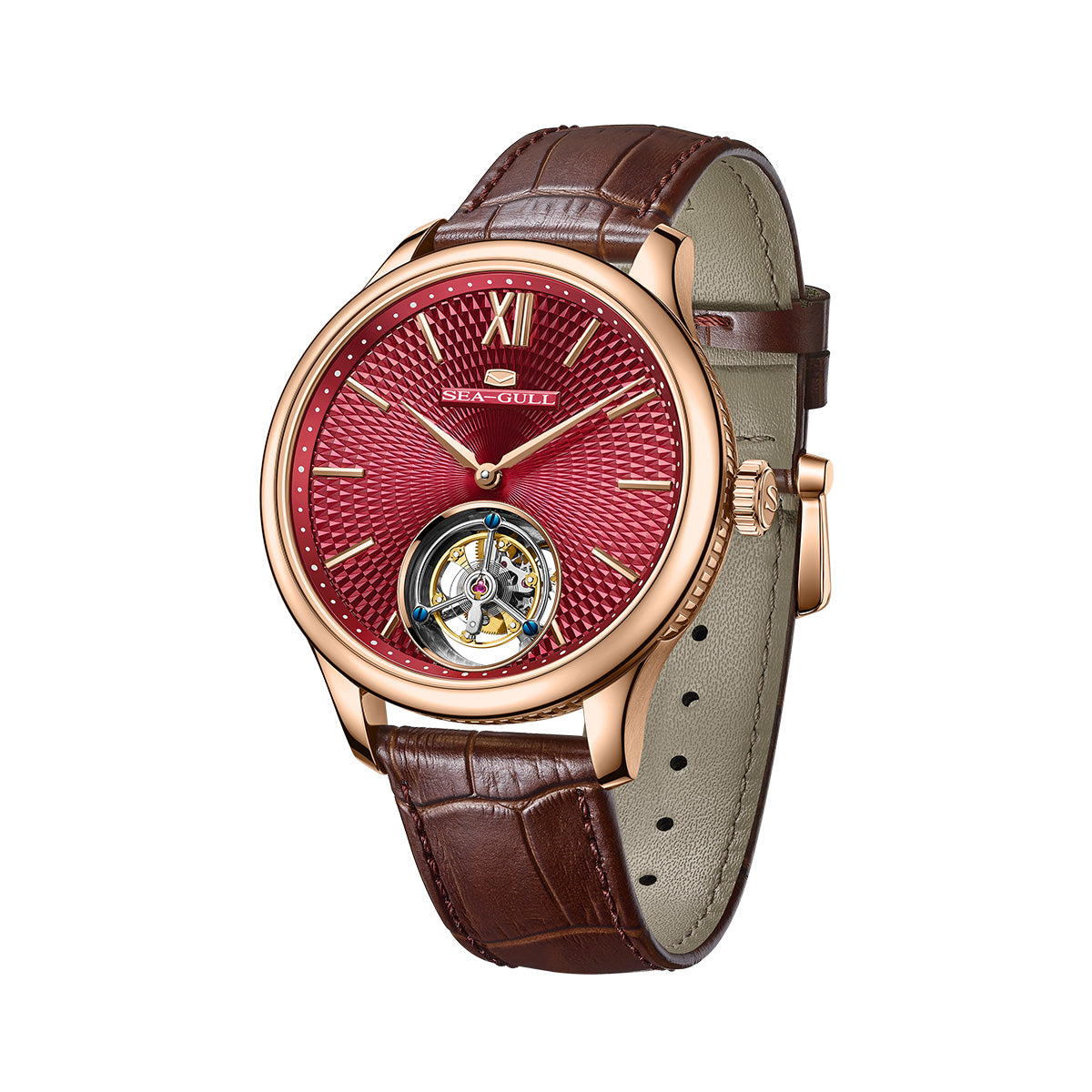 Silizium-Spiralfeder | Tourbillon ohne Regler | 42 mm