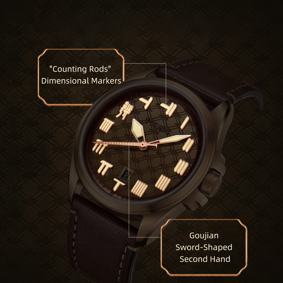 King Goujian Gift Box Edition| Luminous | Bronze | Calendar | 43.5mm  | LEVEL 03