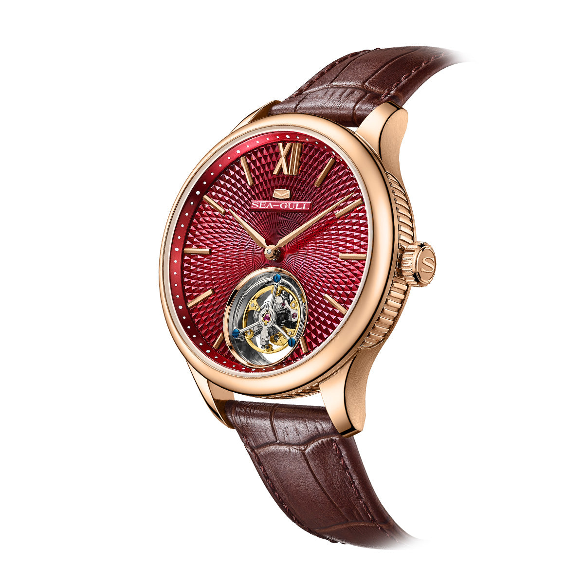 Silizium-Spiralfeder | Tourbillon ohne Regler | 42 mm