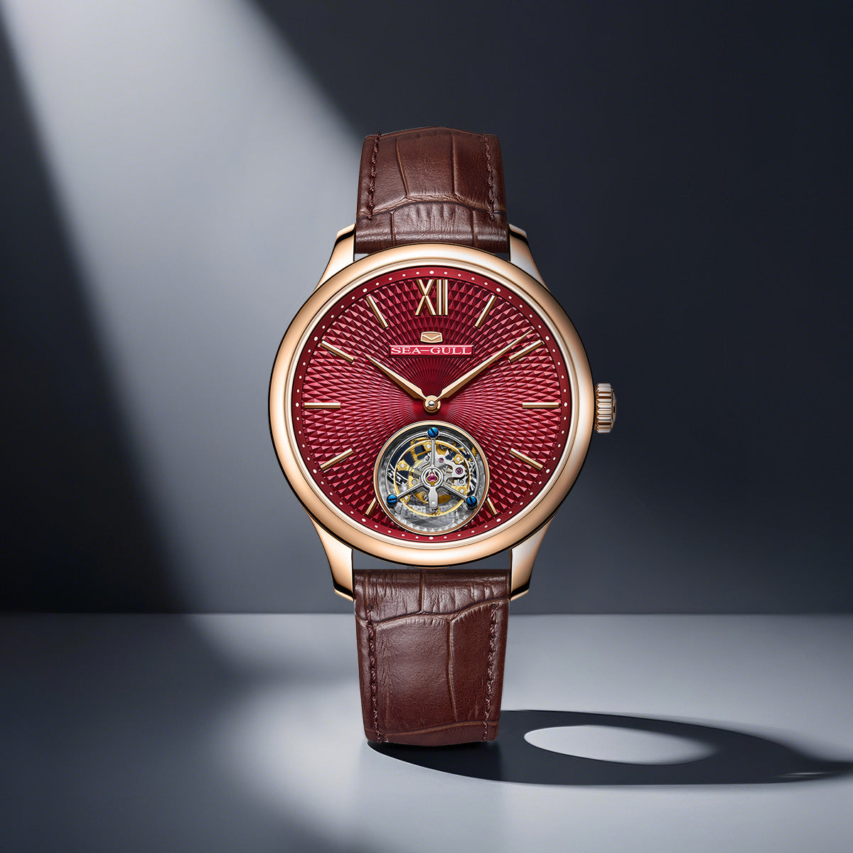 Silizium-Spiralfeder | Tourbillon ohne Regler | 42 mm