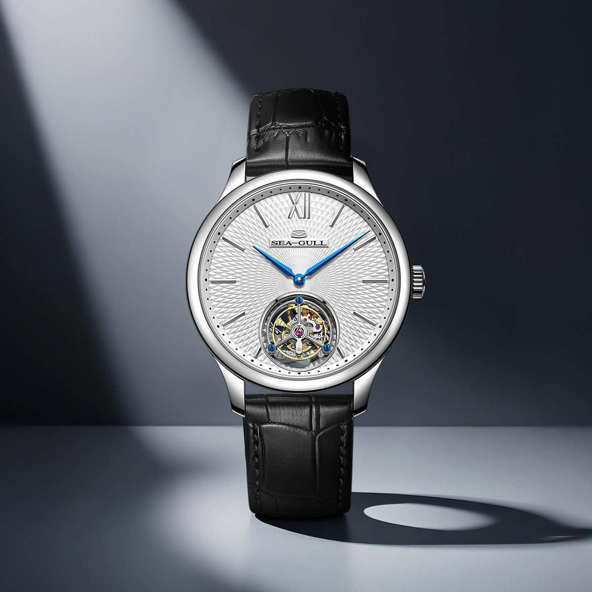 Silizium-Spiralfeder | Tourbillon ohne Regler | 42 mm