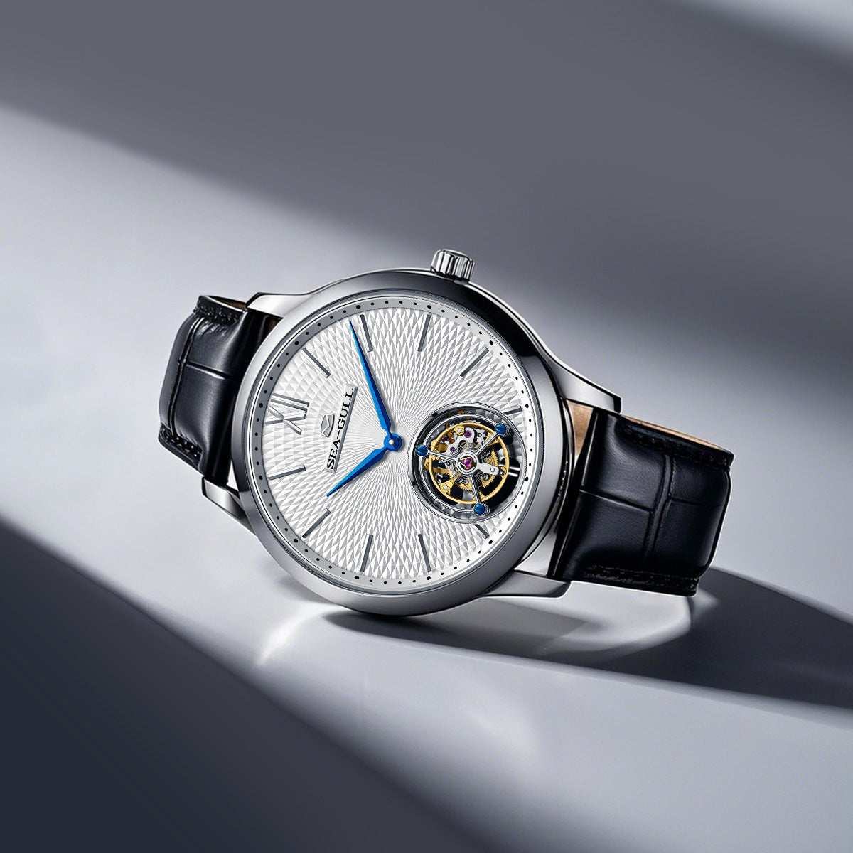 Silizium-Spiralfeder | Tourbillon ohne Regler | 42 mm