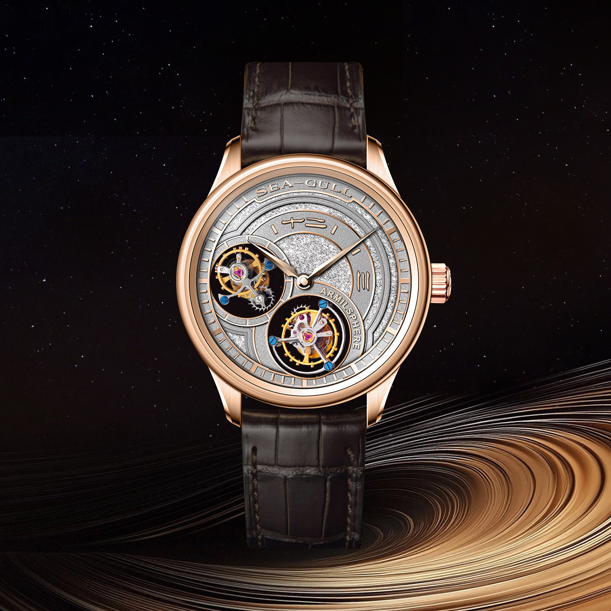 Doppeltourbillon | Armillarsphäre | Vintage | 43 mm