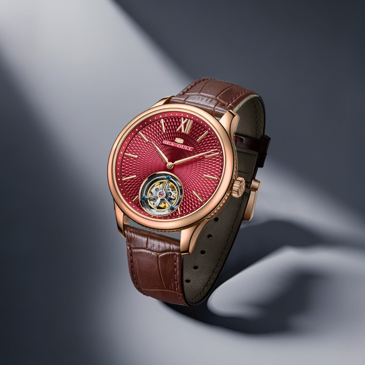 Silizium-Spiralfeder | Tourbillon ohne Regler | 42 mm