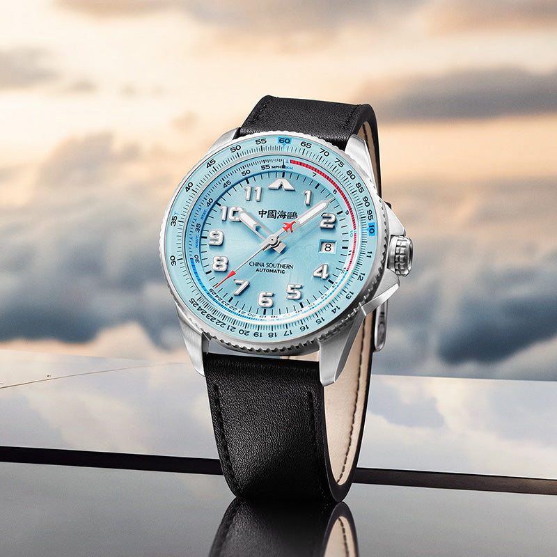 Csair-Zusammenarbeit | Sky-Serie | Tachymeter | Leuchtend | Pilot | 42 mm