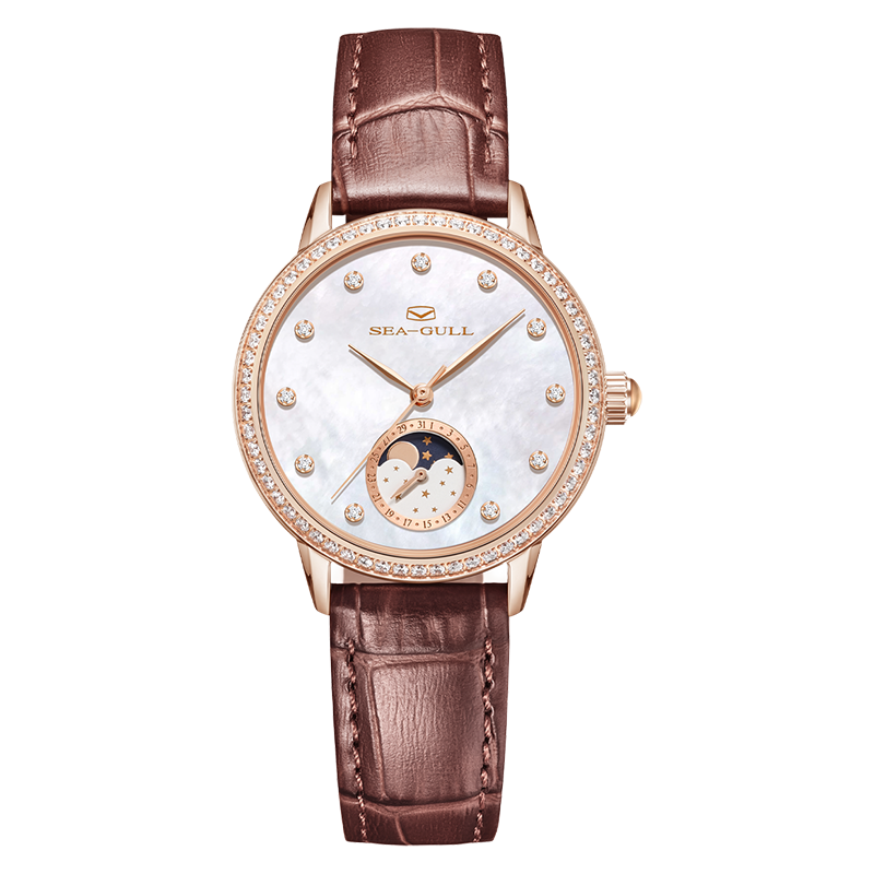 Moon Phase | Luxury | Retro | Mother-of-Pearl Dial | 34mm  | LEVEL 03