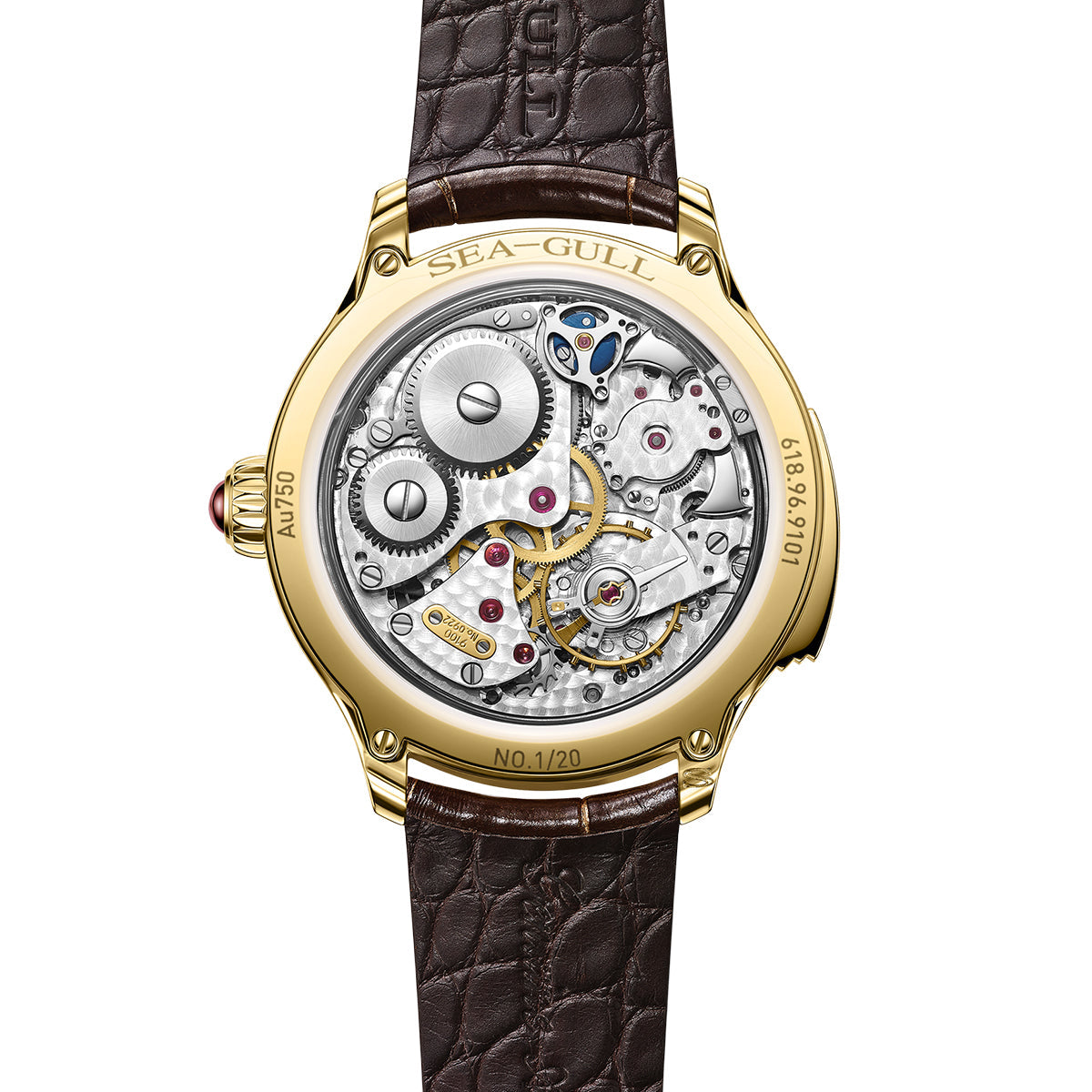 Tourbillon | Three-Legged Golden Crow | Minute Repeater | Gold-Carved | Automaton | 46mm  | LEVEL 06