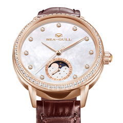 Moon Phase | Luxury | Retro | Mother-of-Pearl Dial | 34mm  | LEVEL 03