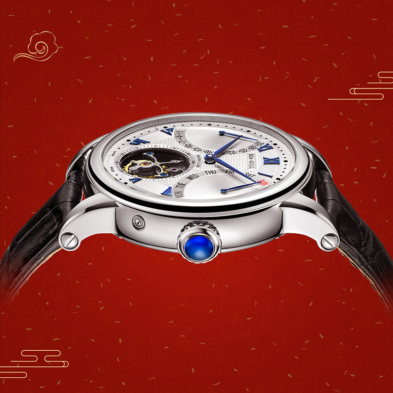 Tourbillon | Year of Snake Edition | Dual Calendar | 43mm  | LEVEL 05