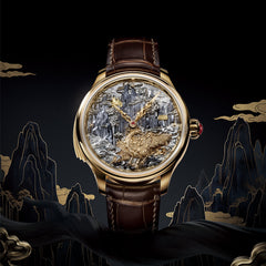 Tourbillon | Three-Legged Golden Crow | Minute Repeater | Gold-Carved | Automaton | 46mm  | LEVEL 06