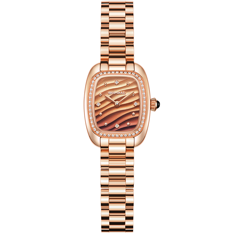 Time for Her Series | Mocha Retro | Quartz Movement | Square | 30mm  | LEVEL 01