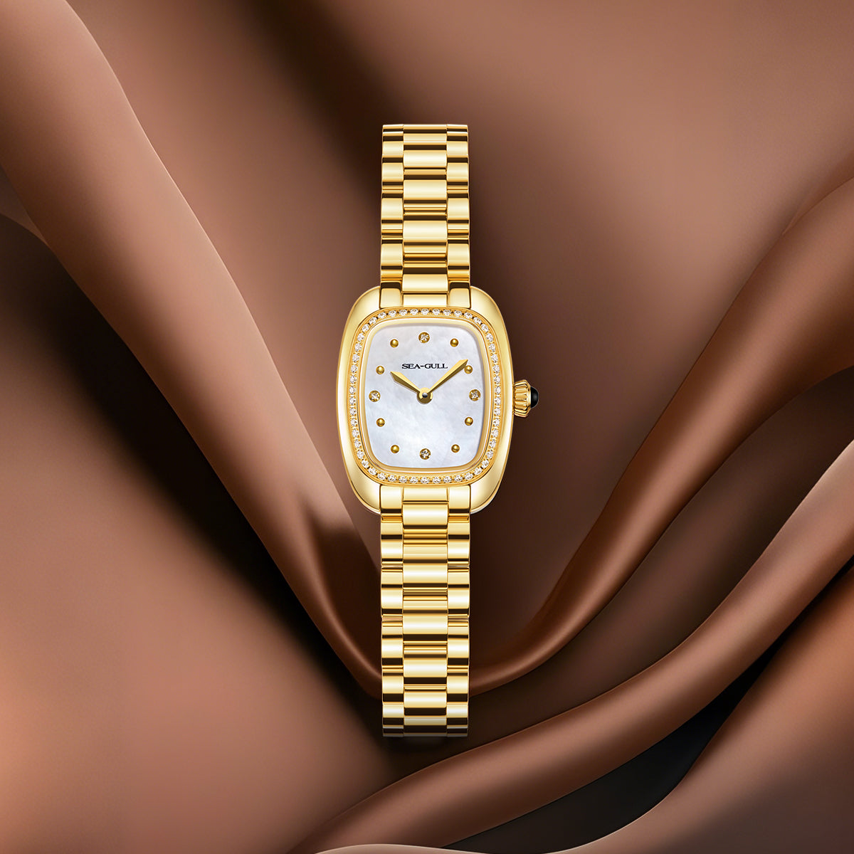 Time for Her Series | Mocha Retro | Quartz Movement | Square | 30mm  | LEVEL 01