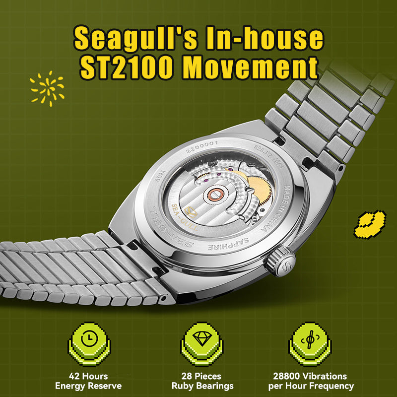 Vintage | Gluttonous Snake Dial | Tonneau | Special Edition | 36mm  | LEVEL 02