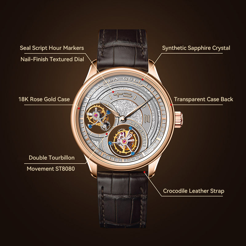 Doppeltourbillon | Armillarsphäre | Vintage | 43 mm