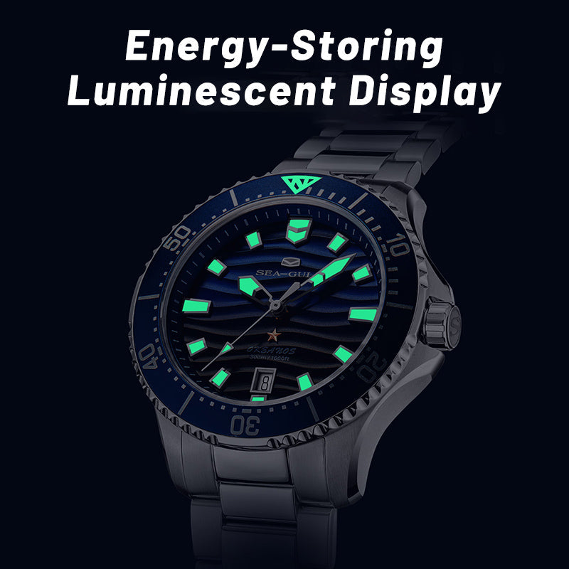 Ocean Series | 300M Waterproof | Dive | Luminous | Calendar | 41mm  | LEVEL 02