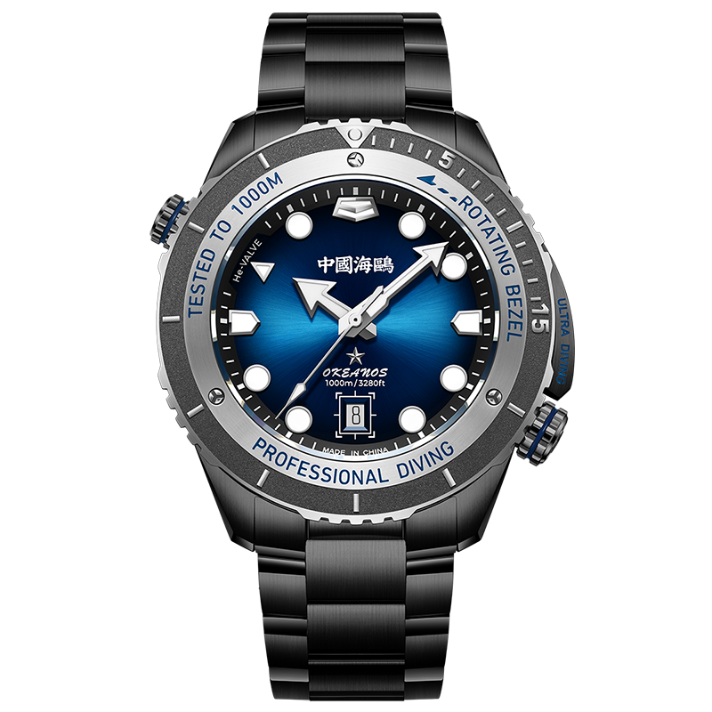 Deep Ocean｜Ultra Diving Series | 1000M Waterproof  | Helium Valve Design | Integrated Rotating Bezel | 45mm  | LEVEL 04