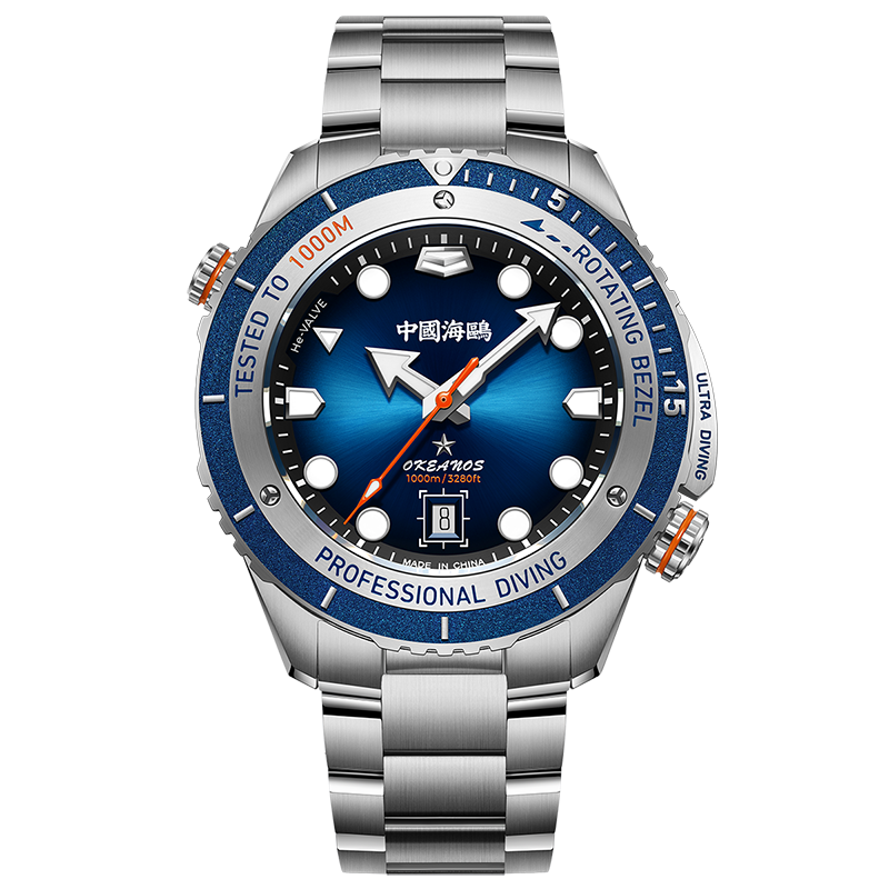 Deep Ocean｜Ultra Diving Series | 1000M Waterproof  | Helium Valve Design | Integrated Rotating Bezel | 45mm  | LEVEL 04