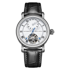 Dual Time Zone | GMT | Skeleton | Flywheel | Roman Numeral | 40mm  | LEVEL 01
