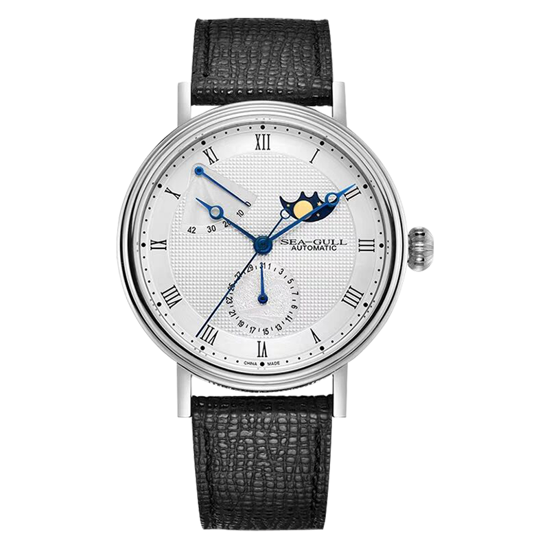 Moon Phase | Business | Complete Calendar | Energy Indicator | 41mm  | LEVEL 02