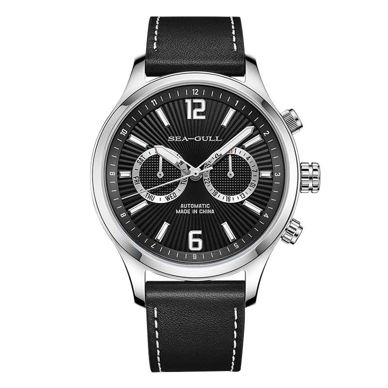 Dual Time Zone | GMT |  Pilot | Panda Eye | Luminous | Calendar | 42mm  | LEVEL 01