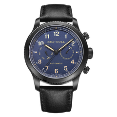 Pilot | Complete Calendar | Leather Strap | 43mm  | LEVEL 01