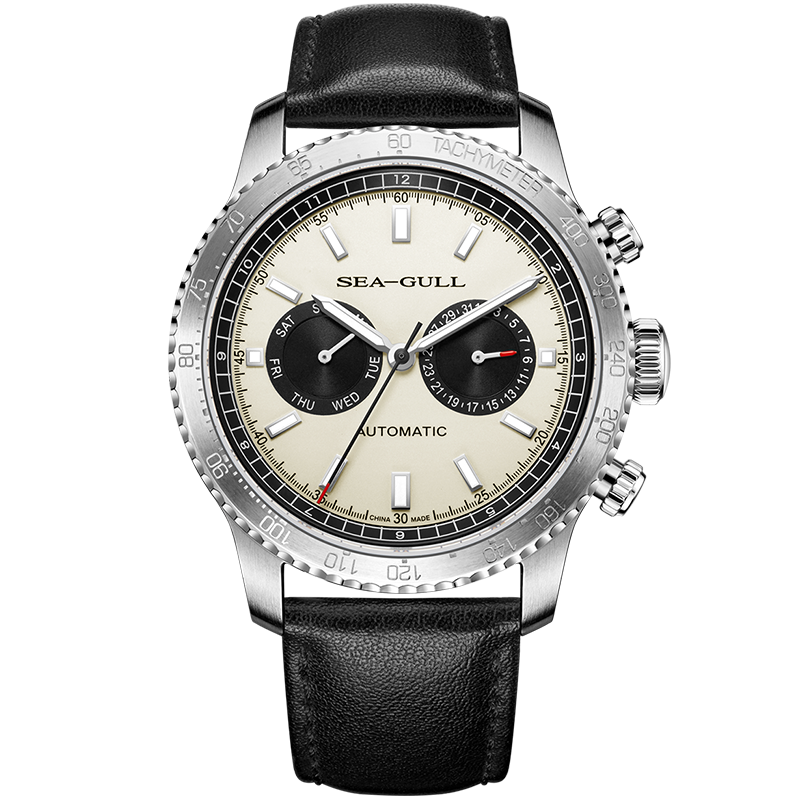 Pandaauge | GMT | Dualer Kalender | Tachymeter | 43mm