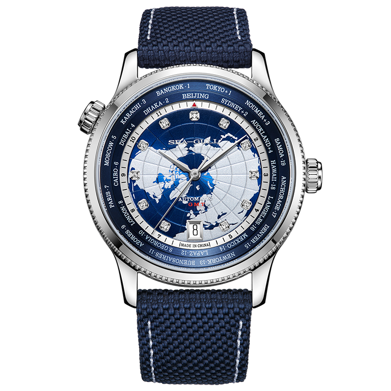 GMT | World Time | Dual Time Zone | Calendar | 41mm  | LEVEL 02