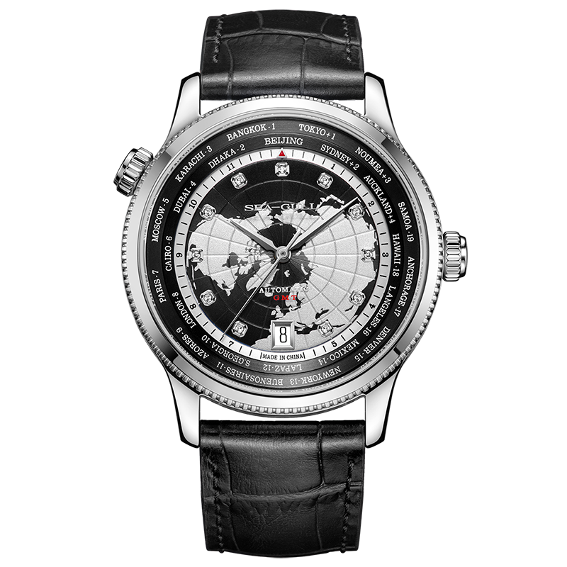 GMT | World Time | Dual Time Zone | Calendar | 41mm  | LEVEL 02
