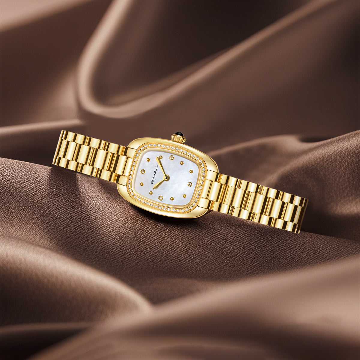 Time for Her Series | Mocha Retro | Quartz Movement | Square | 30mm  | LEVEL 01