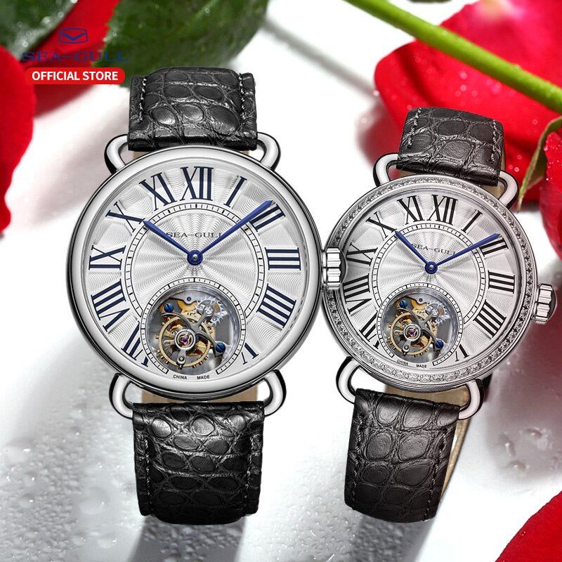 Tourbillon | Heritage-Serie | Paaruhr | Römische Ziffern | 42 mm/39 mm