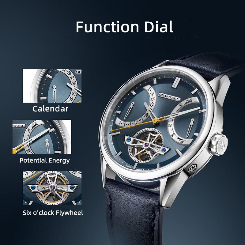 Master Series | Flywheel | Complete Calendar | Energy Indicator | 42mm  | LEVEL 02