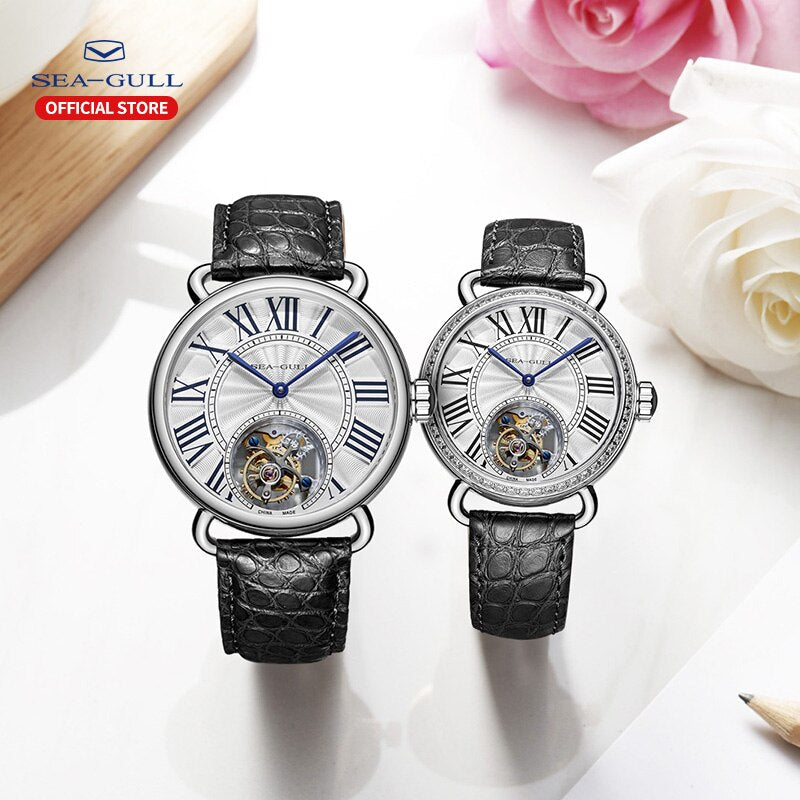 Tourbillon | Heritage-Serie | Paaruhr | Römische Ziffern | 42 mm/39 mm