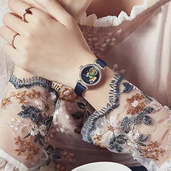 Exzentrisches Tourbillon | Gesticktes Zifferblatt | Heritage-Serie | 39 mm