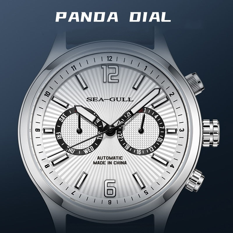 Dual Time Zone | GMT |  Pilot | Panda Eye | Luminous | Calendar | 42mm  | LEVEL 01