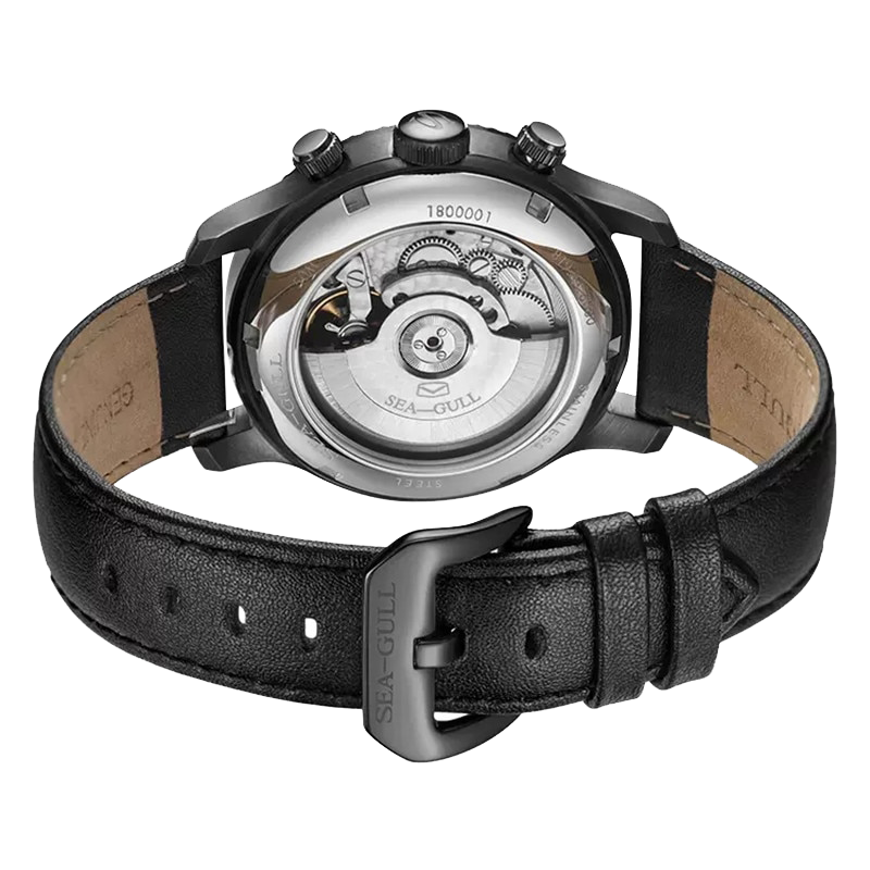Pilot | Complete Calendar | Leather Strap | 43mm  | LEVEL 01