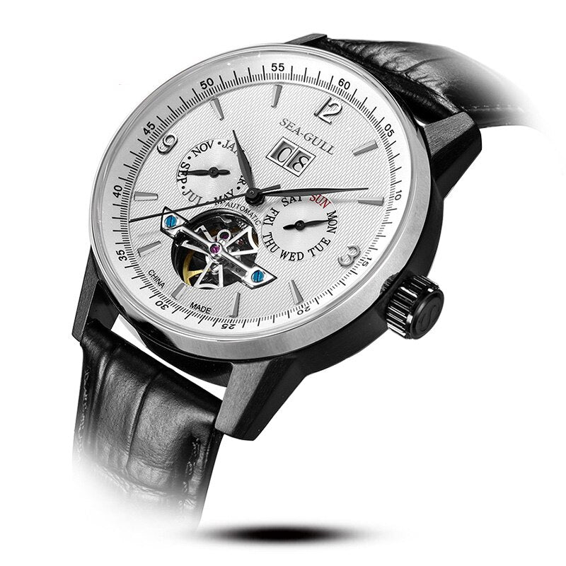 Skeleton | Flywheel | Complete Calendar | Week Display | 43mm  | LEVEL 01