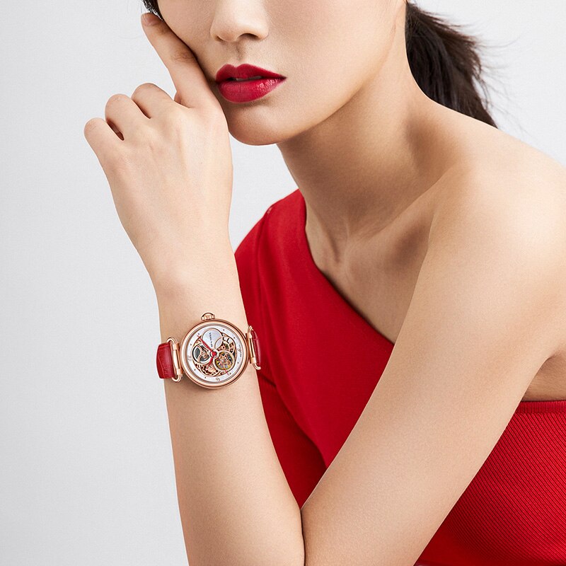 Luxury | Mother-of-Pearl Dial | Skeleton | 38.5mm  | LEVEL 01