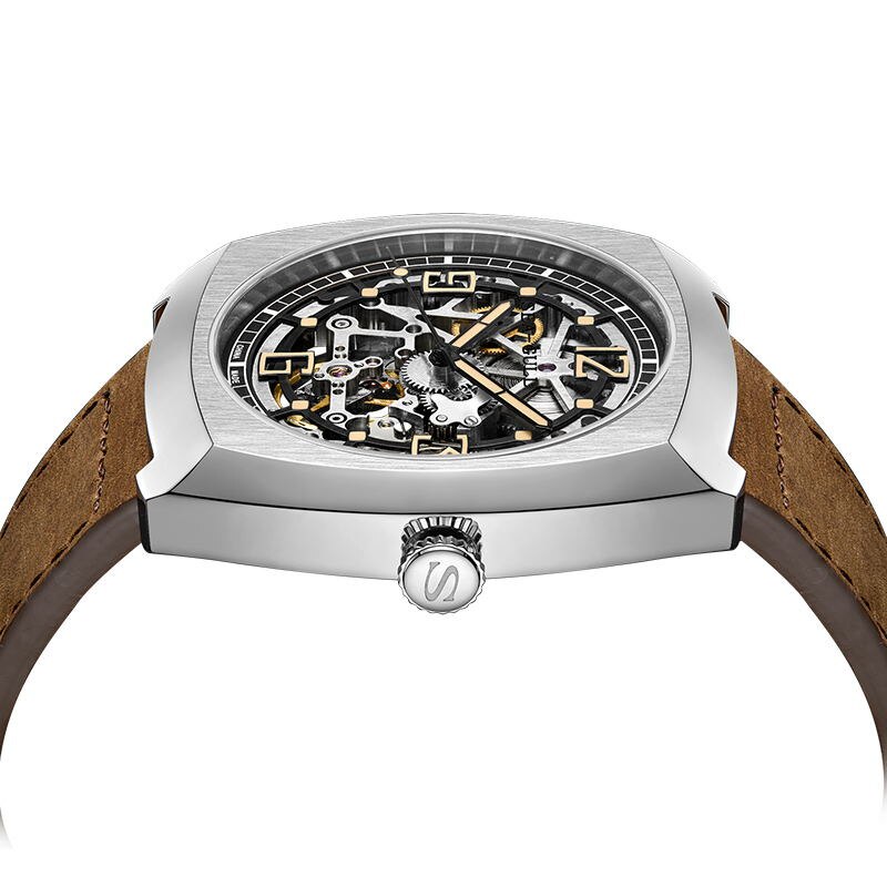 Tonneau | Skelett | Leuchtend | 44 mm