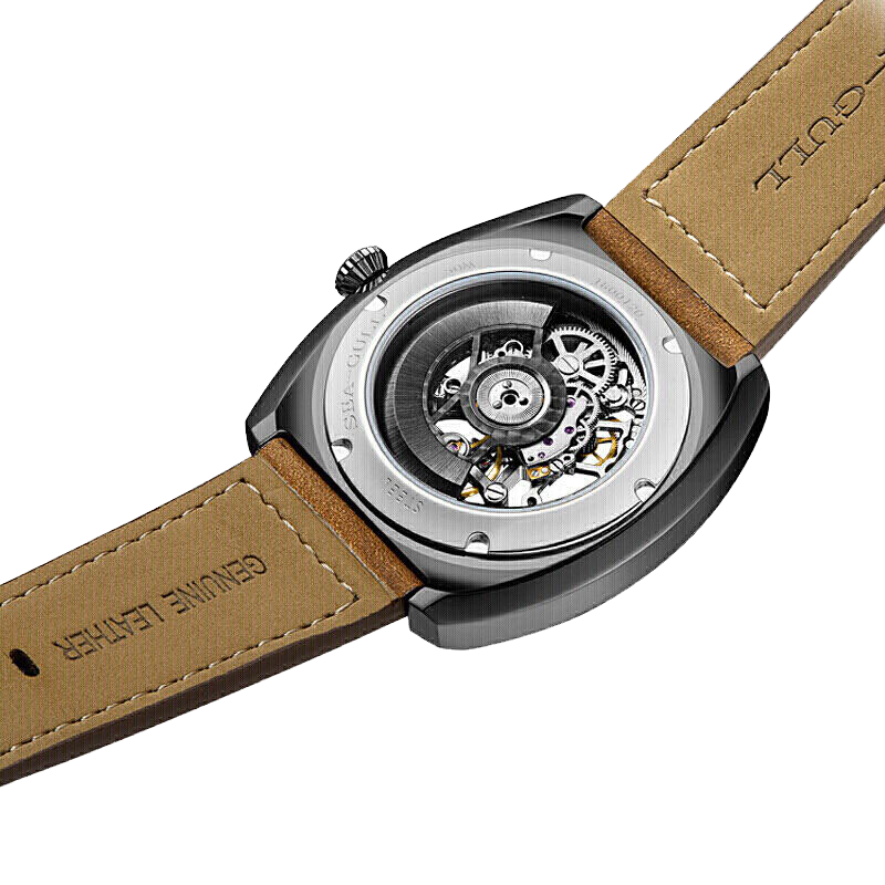 Tonneau | Skelett | Leuchtend | 44 mm