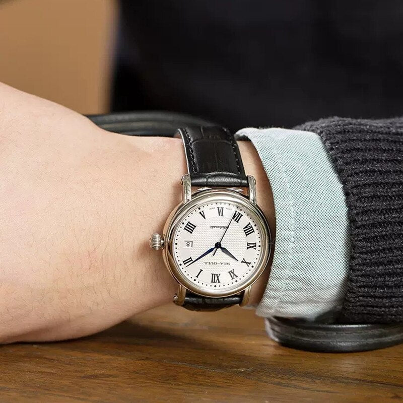 Business | Couple Watch | Calendar | Roman Numeral | 38.5mm/27mm  | LEVEL 02