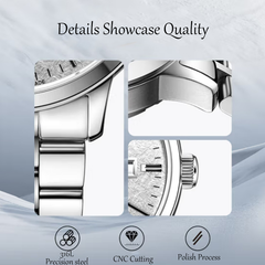 Glacier Texture Dial | Calendar | Business | 40mm  | LEVEL 02