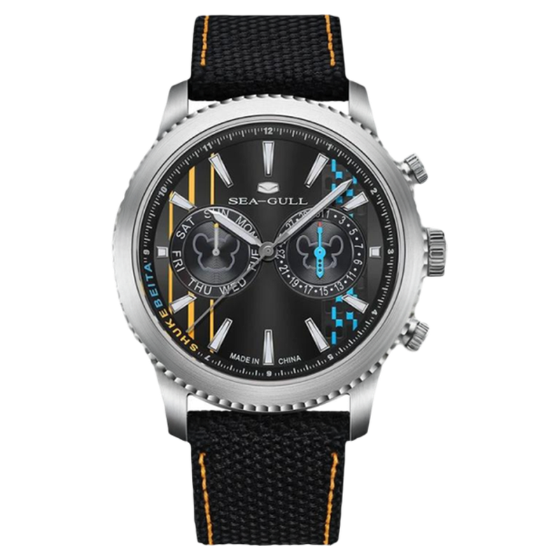 Shuke & Beita Collaboration | Pilot | Dual Time Zone | GMT | Calendar | Luminous | 43mm  | LEVEL 02